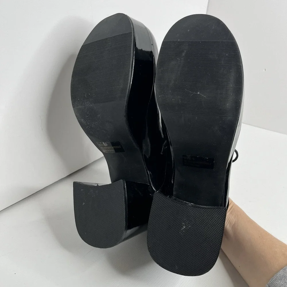 Ellie 1031 Disco Platform Men's Shoes Black Patent 3